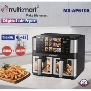Airfryer multismart 8 L double bag digital